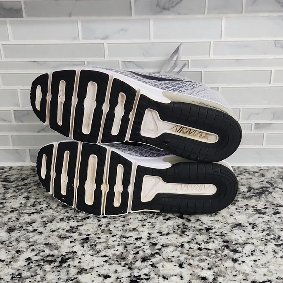 Pure Platinum Gray Nike Air Max Sequent 2 Running Shoes 7.5 sneakers 852465-001 - Picture 6 of 7